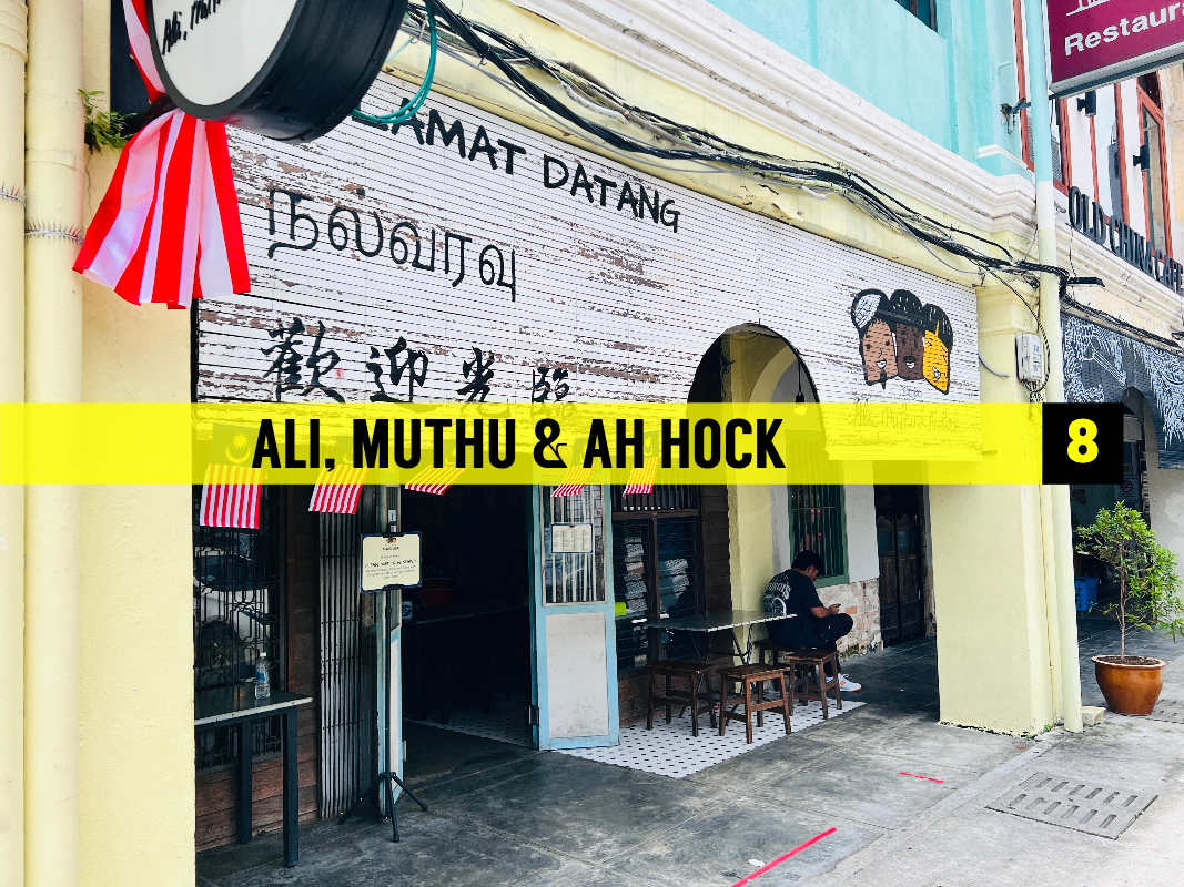 Laksa at Ali, Muthu & Ah Hock Laksa in Kuala Lumpur.
