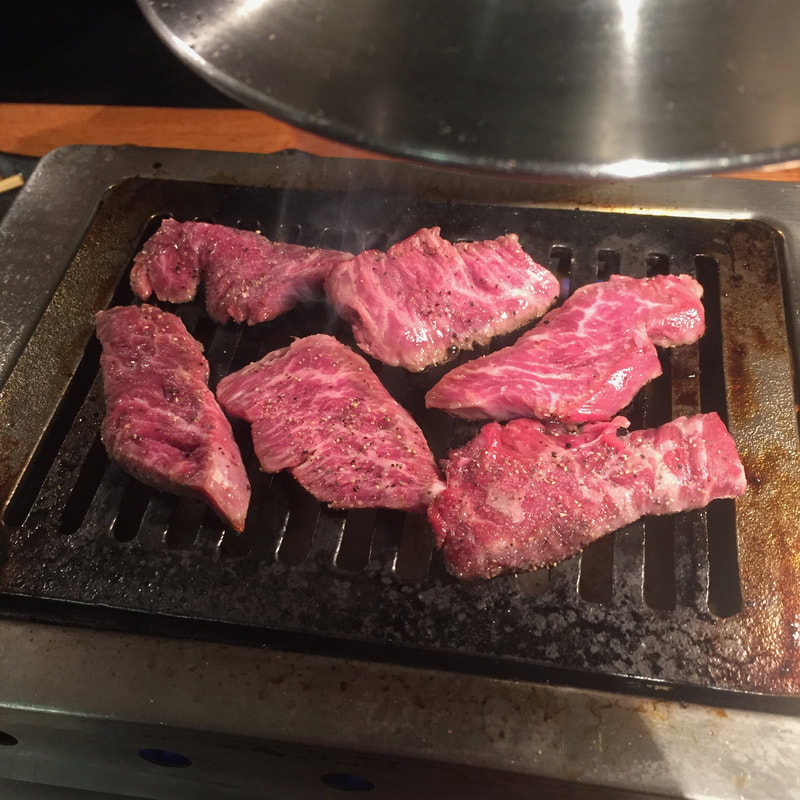 Beautiful Kobe Beef in Shibuya at Han no Daidokoro